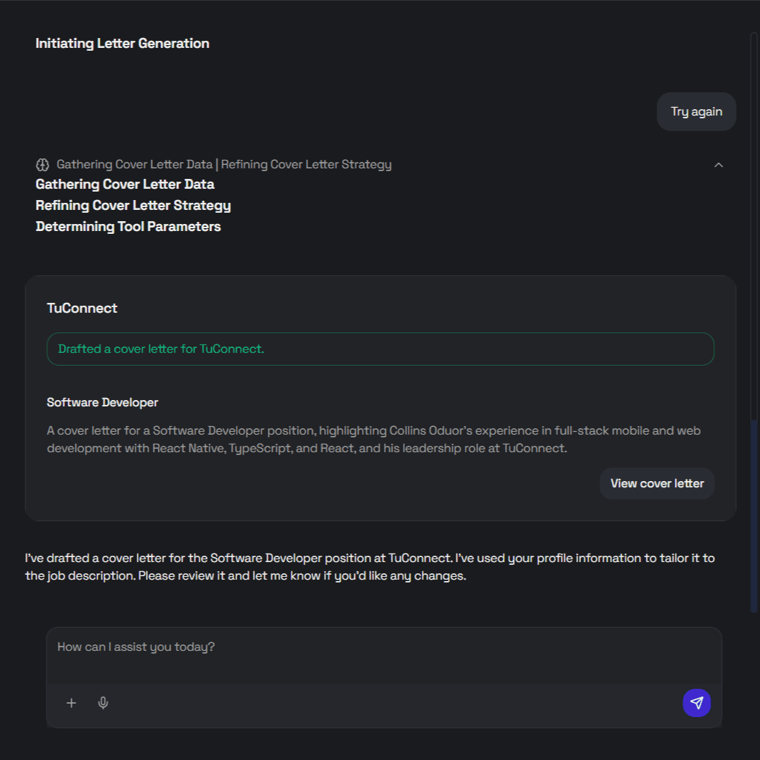 Cover Letter Generator