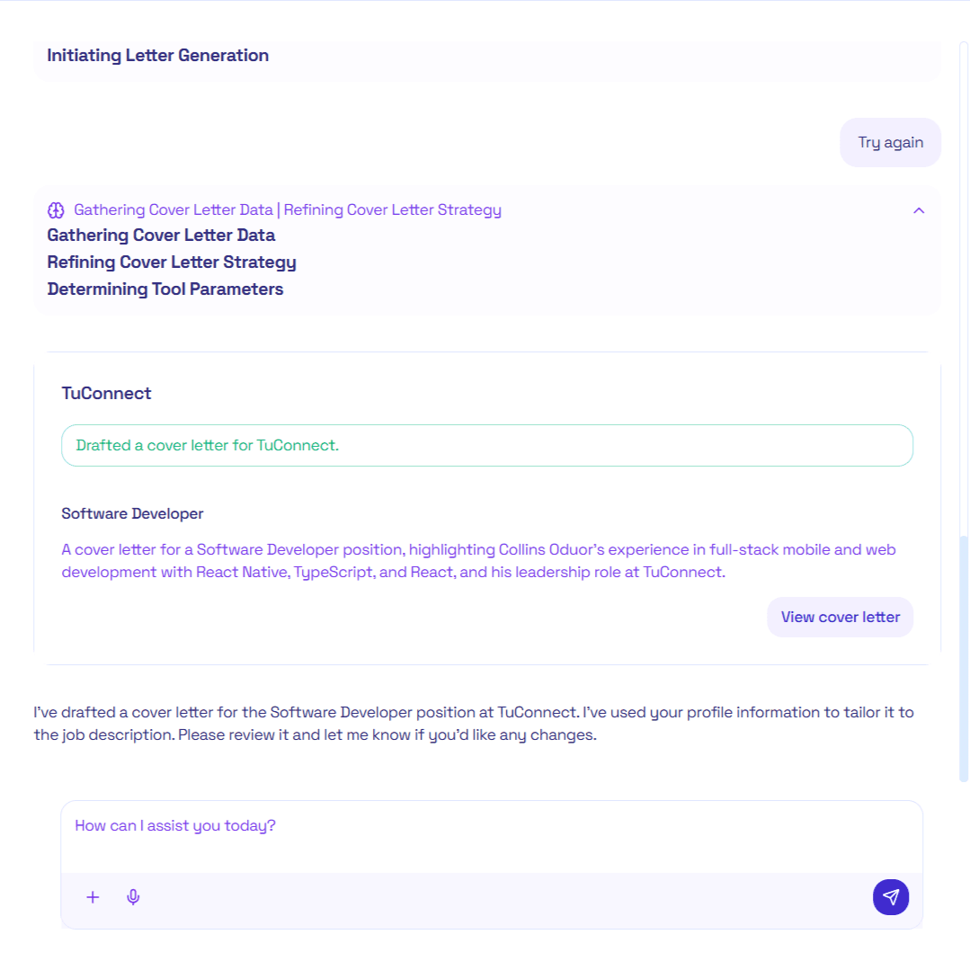 Cover Letter Generator